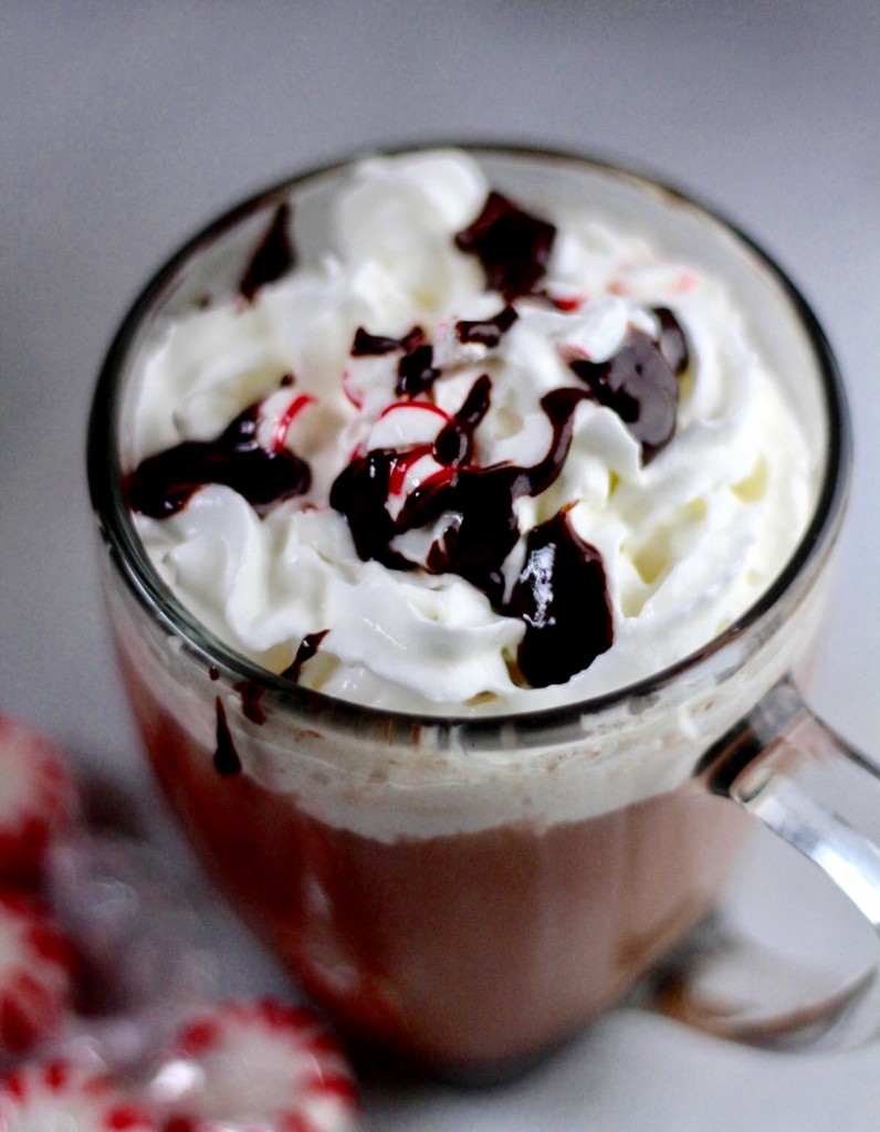 healthy peppermint cocoa 