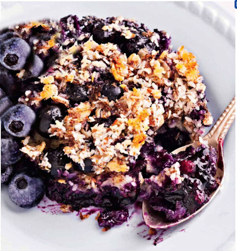 Healthy Baked Blueberry Oatmeal